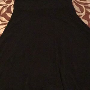 Solid black LuLaRoe azure skirt